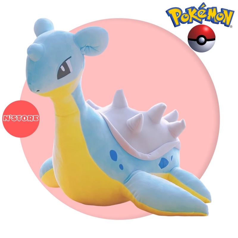 [FREE SHIP]Thú nhồi bông POKEMON thuỷ quái LAPRAS siêu đáng yêu-GIÁ SIÊU RẺ
