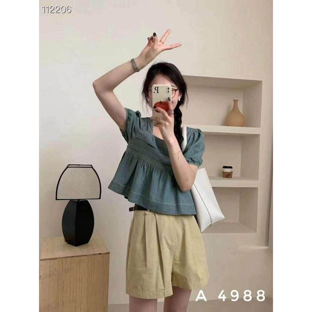 Áo bbd bò xếp ngực