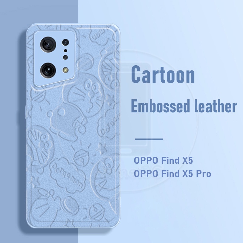 Ốp Điện Thoại Da Cứng In Nổi Cho OPPO Find X5 FindX5 Pro