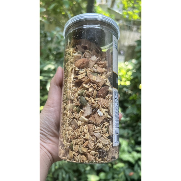 500Gr Granola ăn kiêng siêu hạt Healthy - ngũ cốc ăn kiêng không đường