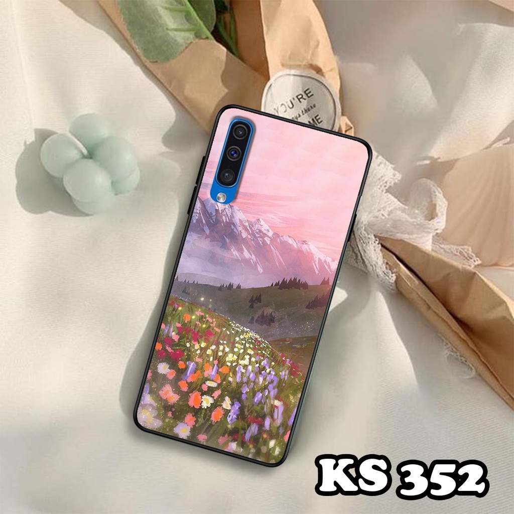Ốp lưng Samsung A50 - A50s - A70 - A70s - Ốp Samsung in hình Cánh đồng hoa - Chất liệu TPU siêu bền