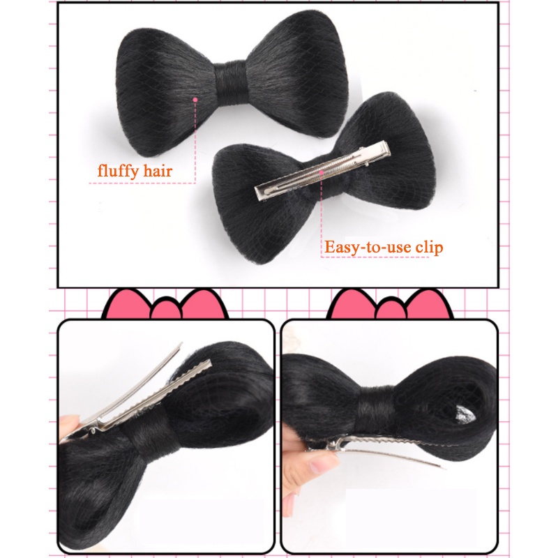 Búi tóc giả Wigsin phong cách Y2K dễ thương