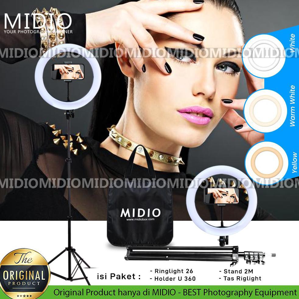 Đèn Led Tròn Mini Bn26 Hỗ Trợ Quay Video / Live Stream / Chụp Ảnh | BigBuy360 - bigbuy360.vn