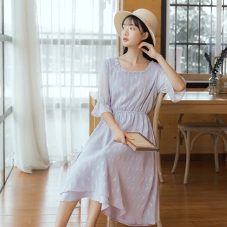 Thanh lý Đầm vitage dáng dài newtag