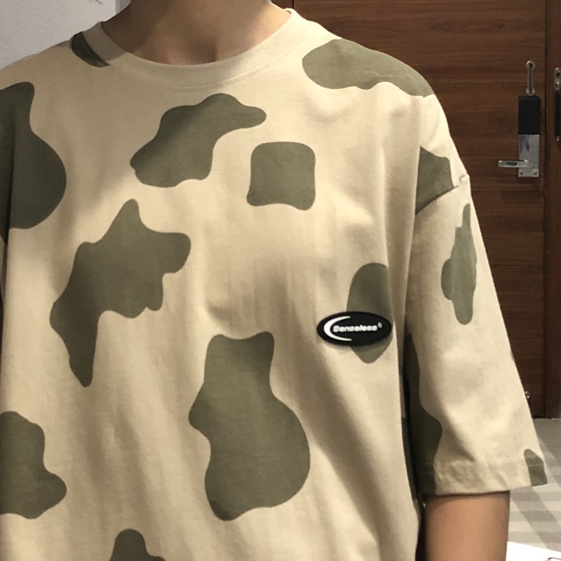 Áo Thun Ngắn Tay In Họa Tiết Bò Sữa Phong Cách Hàn Quốc Cho Cả Nam Và Nữ | BigBuy360 - bigbuy360.vn