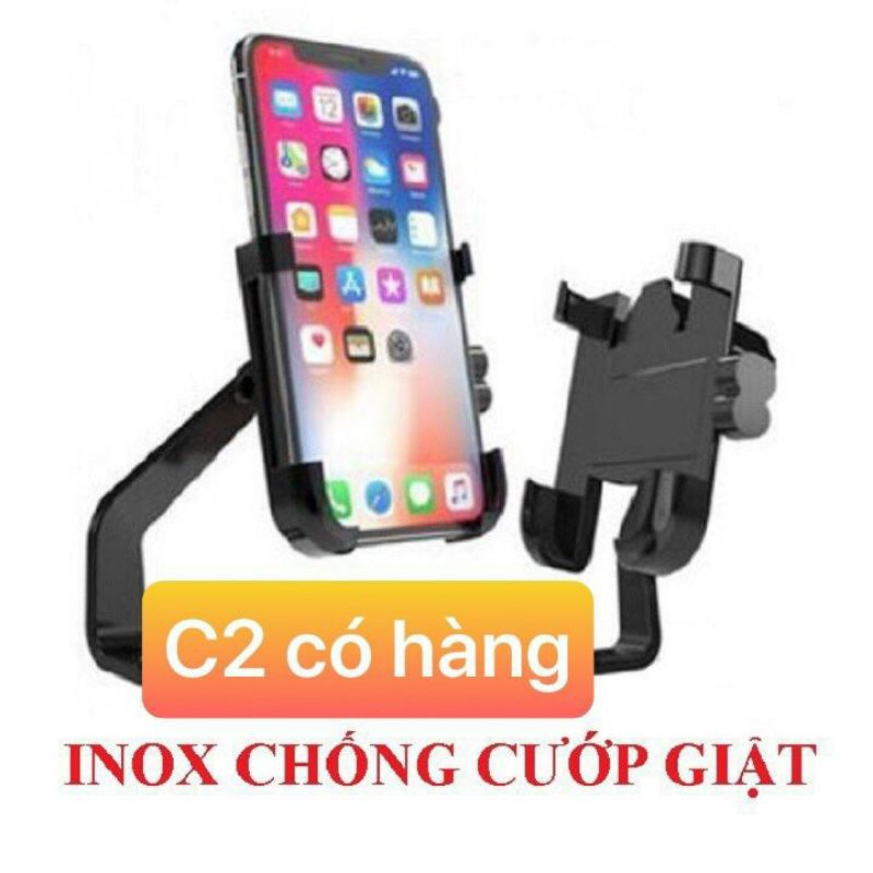 Kẹp điện thoại xe máy C2.