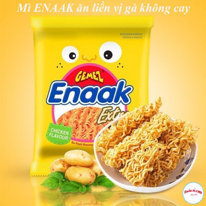 1 Gói Mì Tôm ENAAK Ăn Liền Vị Gà Không Cay 00863 nk032