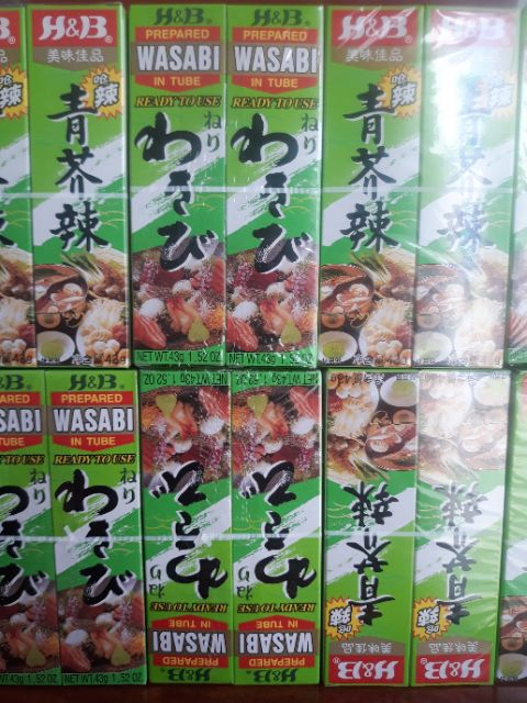 10 tuýt mù tạt xanh Wasabi chính hiệu