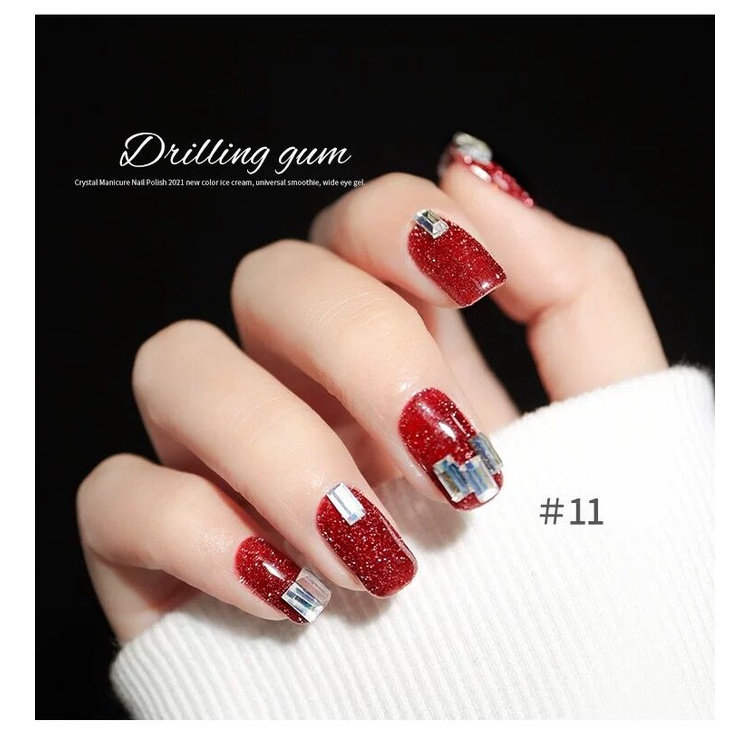 Lọ Gel Sơn Móng Tay 8Ml Lấp Lánh DIY