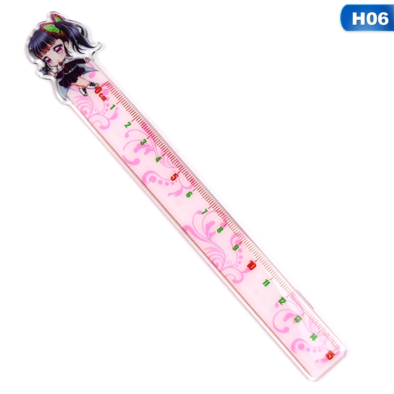 Thước Kẻ Acrylic In Họa Tiết Anime Demon Slayer:Kimetsu No Yaiba Dễ Thương Dùng Cho Học Sinh/Văn Phòng