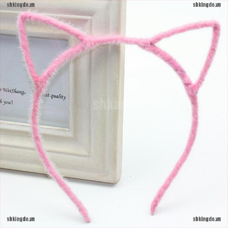 Cài tóc hình tai mèo dễ thương xinh xắn nhiều màu lựa chọn