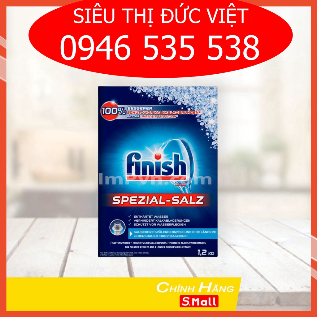 &lt;Giá siêu Sock&gt; Muối rửa bát làm mềm nước Finish 1.2 kg