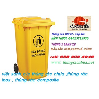 Thùng rác 120 lít