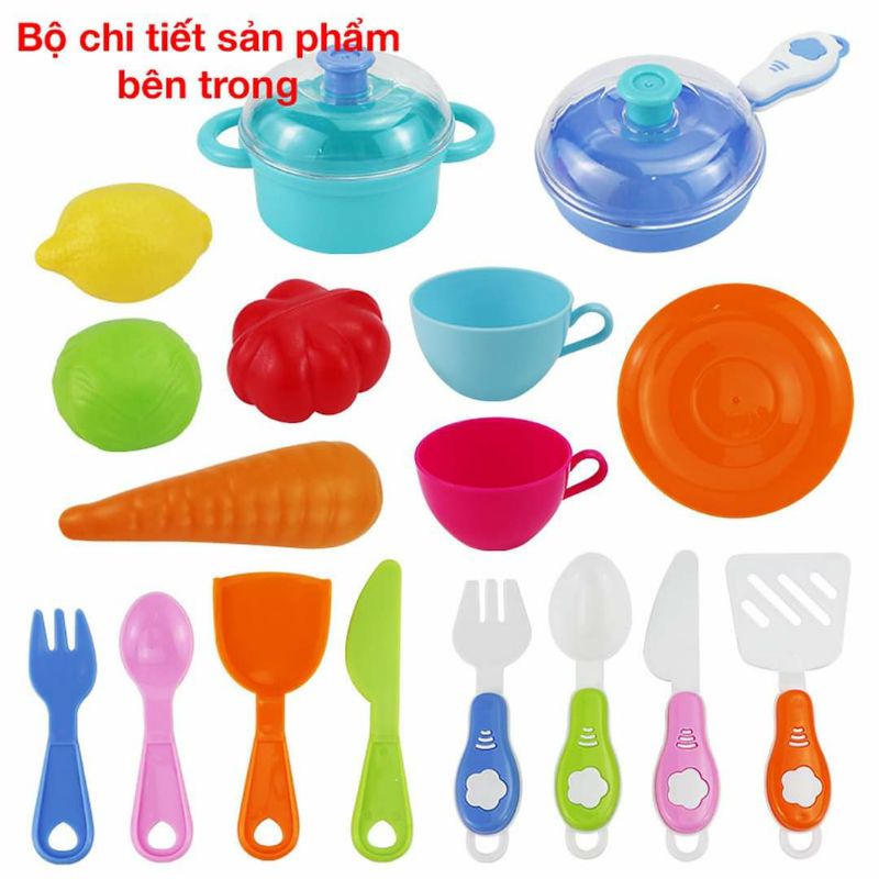 BỘ ĐỒ CHƠI NẤU ĂN KÈM VALI KÉO TIỆN DỤNG