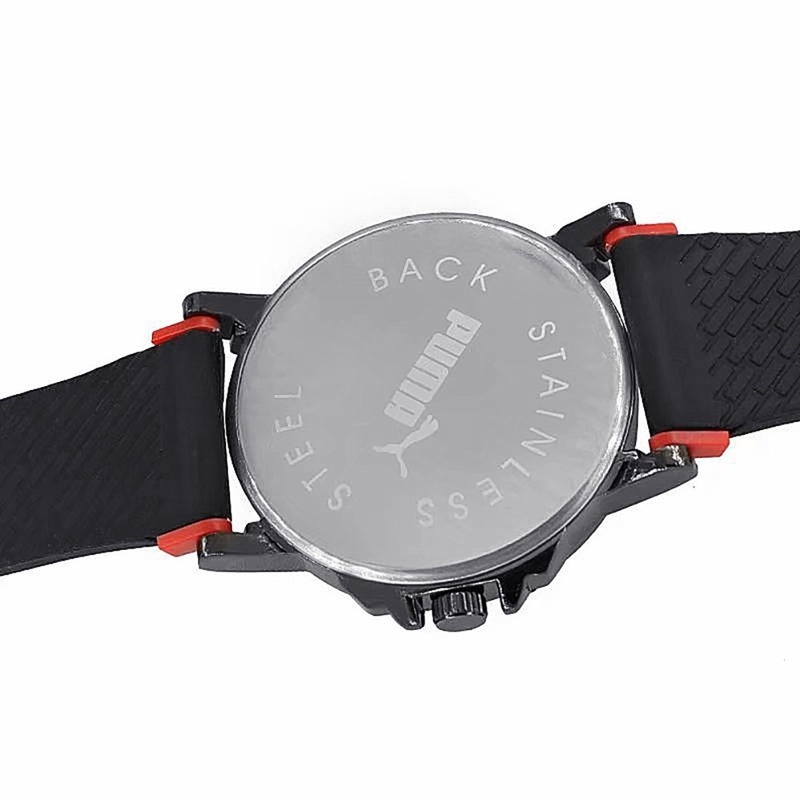 Đồng Hồ Thể Thao Dây Silicone Mặt Tròn Cho Nam PUMA