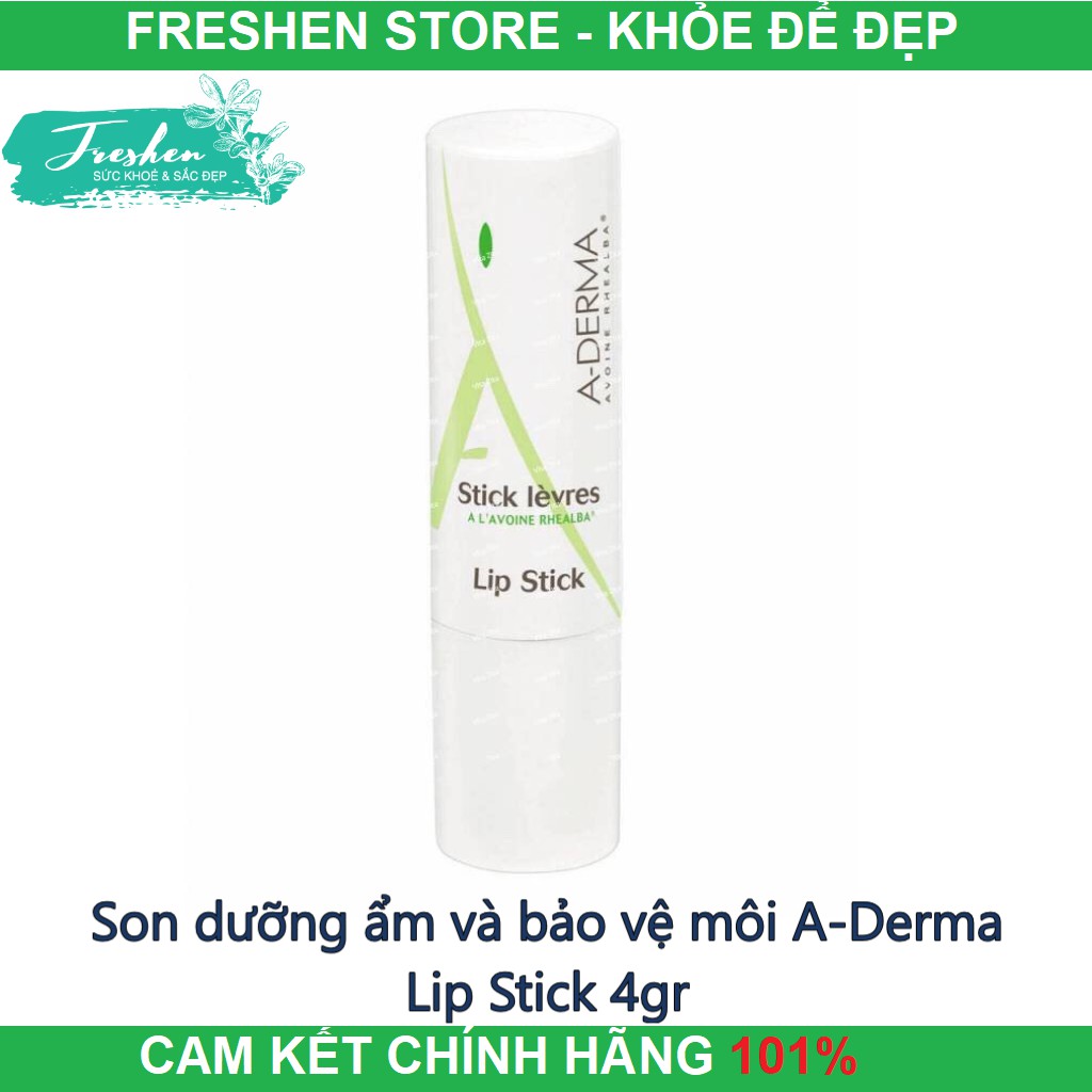 ✅ (CHÍNH HÃNG) Son dưỡng ẩm và bảo vệ môi A-Derma Lip Stick 4gr