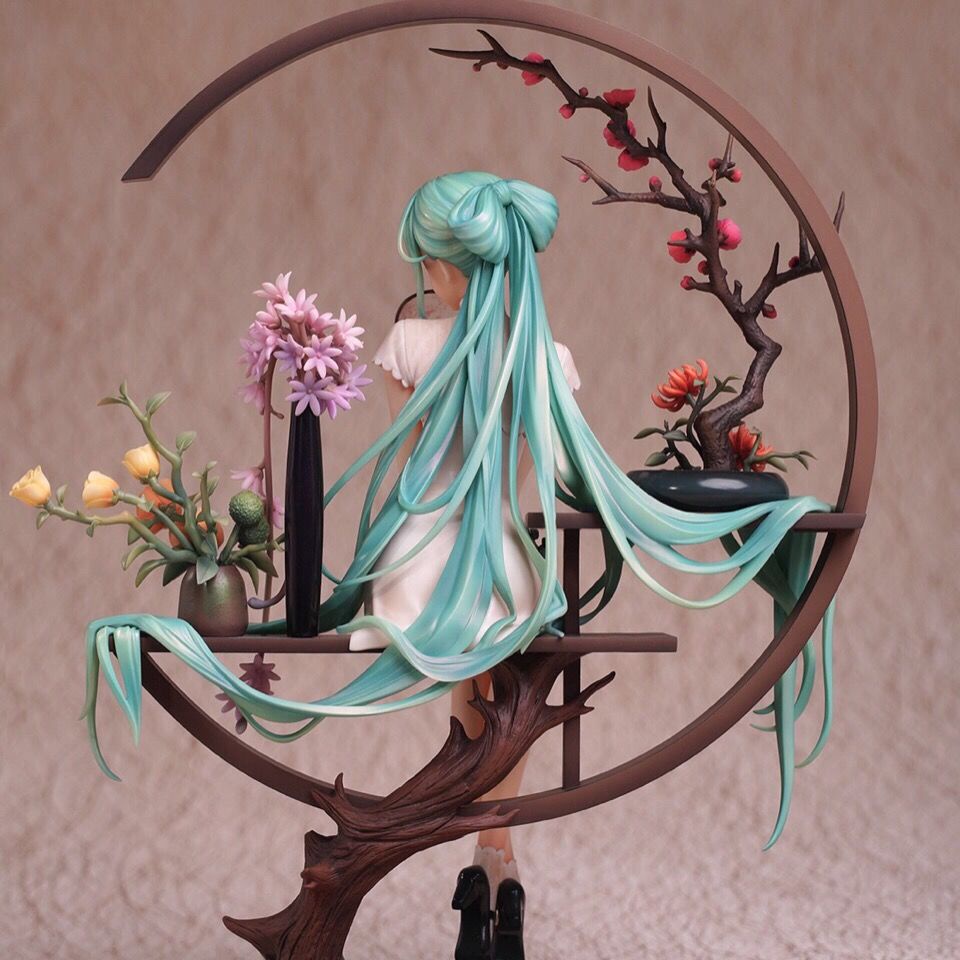 Phiên bản Trung Quốc của Hatsune Miku Shaohua Cheongsam 1/7 mô hình làm bằng tay món quà trang trí mô hình quà tặng