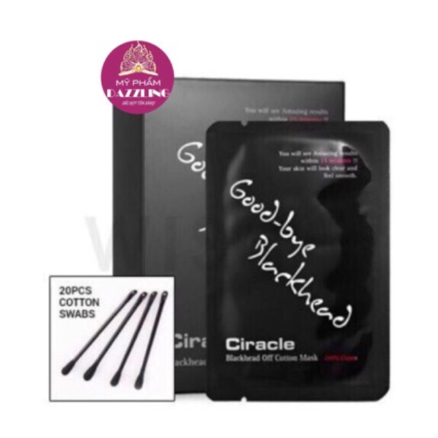 Combo 10 Mặt Nạ Đẩy Mụn GoodBye Blackhead Ciracle