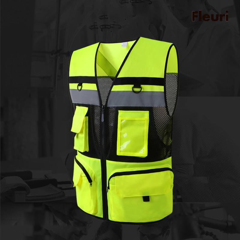 Áo Phản Quang Có Túi Thoải Mái Khi Đỗ Xe