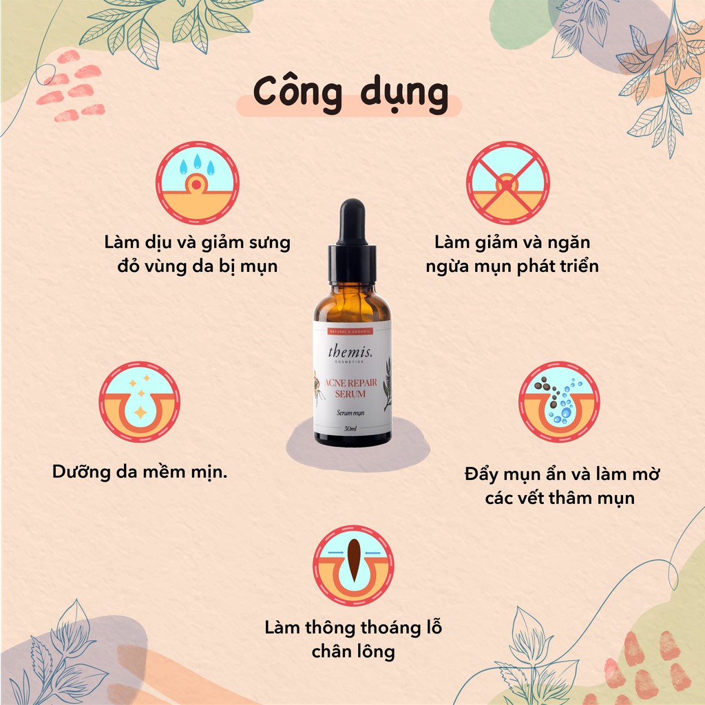 Tinh chất ngăn ngừa mụn và mờ thâm Themis Acne Repair Serum 30ml | BigBuy360 - bigbuy360.vn