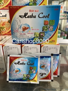 Bột nước mát và bột sủi herba cool