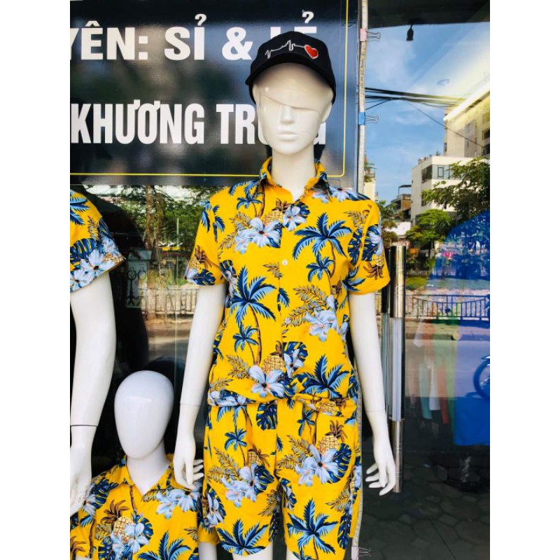 Đồng phục đi biển trái cây gia đình, nhóm, công ty, quần áo TEAM đi biển đẹp