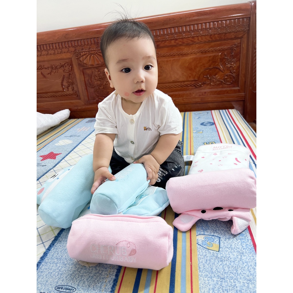 Gối Định Hình Đầu Thông Minh Chống méo đầu Cho Bé