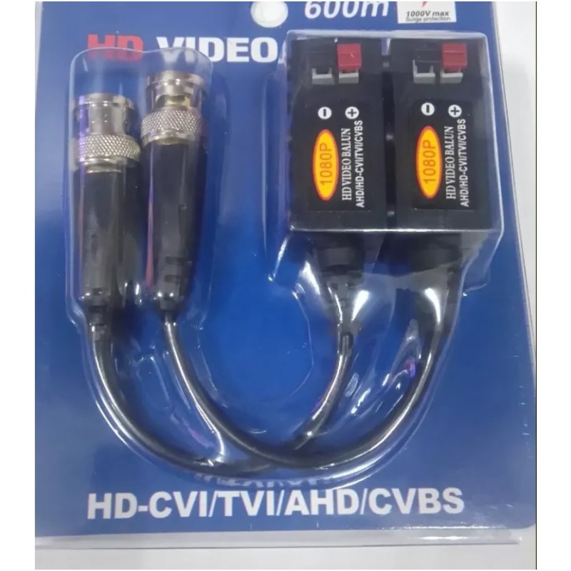 Combo 5 cặp Video Balun 1080P hỗ camera AHD/CVI/TVI khoảng cách lên tới 600m giá rẻ