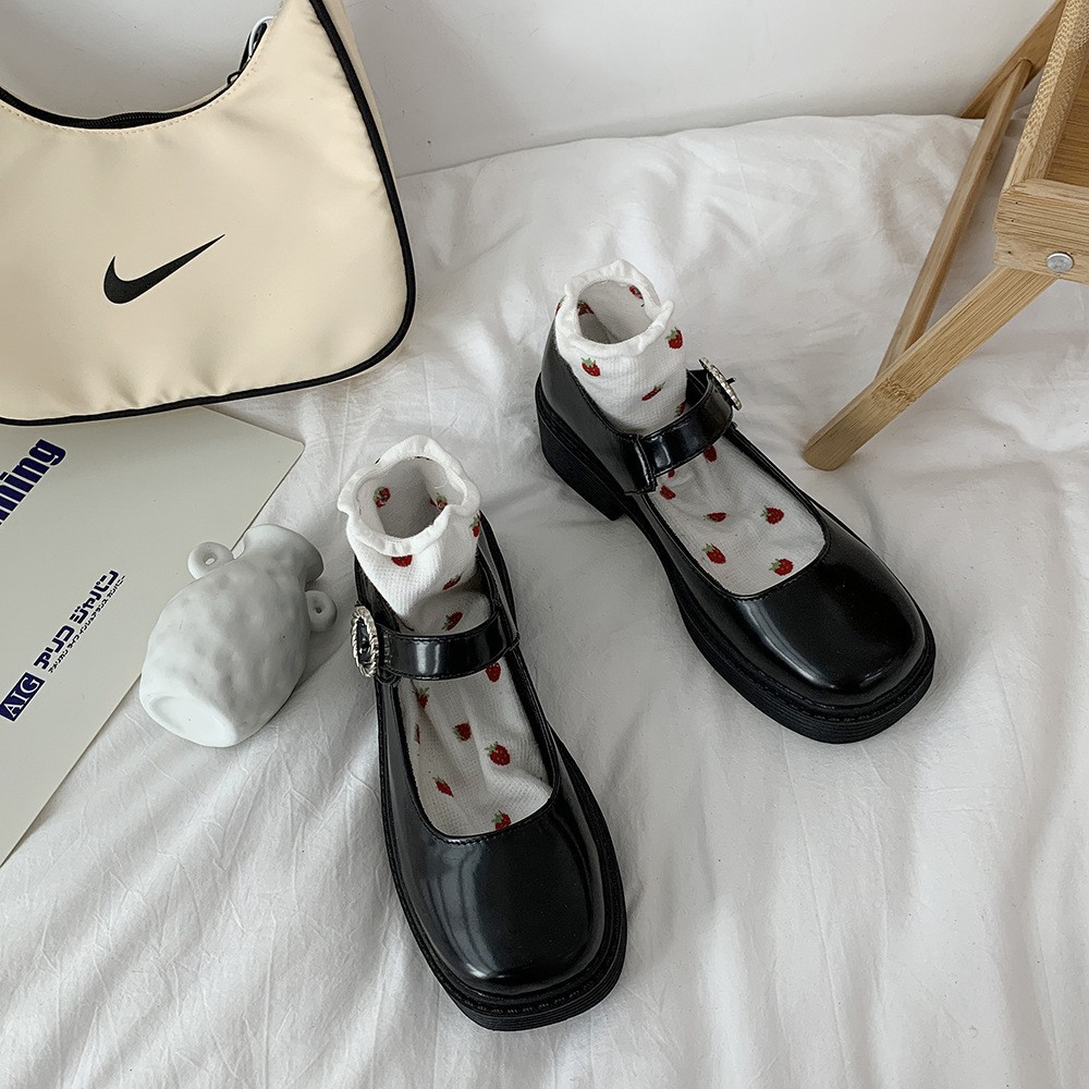 Giày Búp Bê Da Đế Dày Thời Trang Xinh Xắn Dành Cho Nữ1 | BigBuy360 - bigbuy360.vn