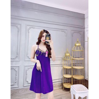 Đầm ngủ 2 dây Đầm mặc nhà