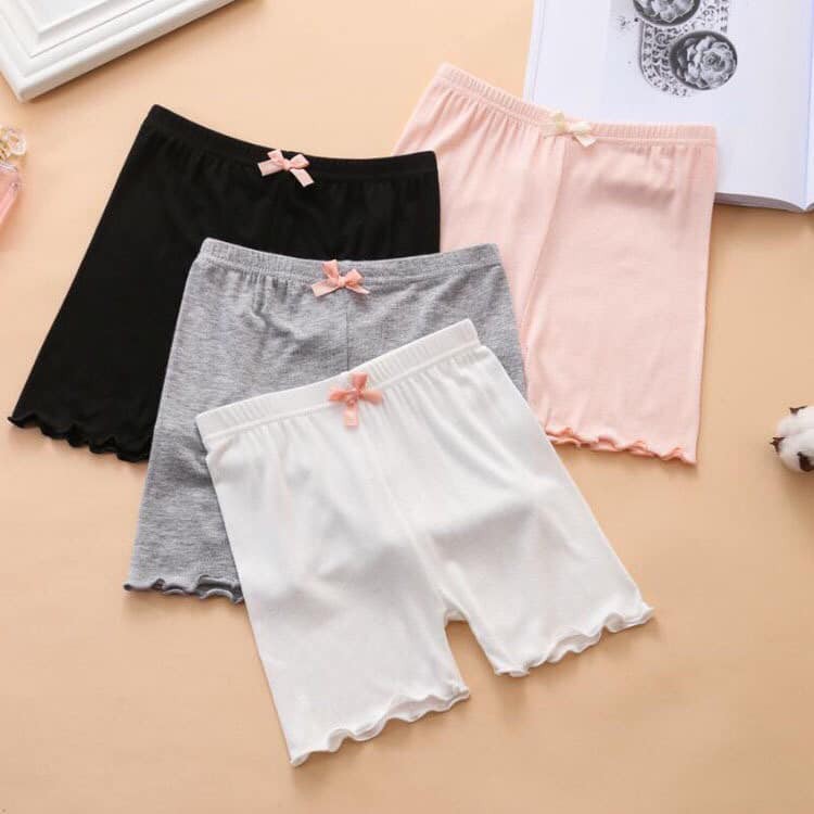 Combo 3 Quần Đùi Cotton ,Quần Mặc Váy Bé Gái Hàng Quảng Châu