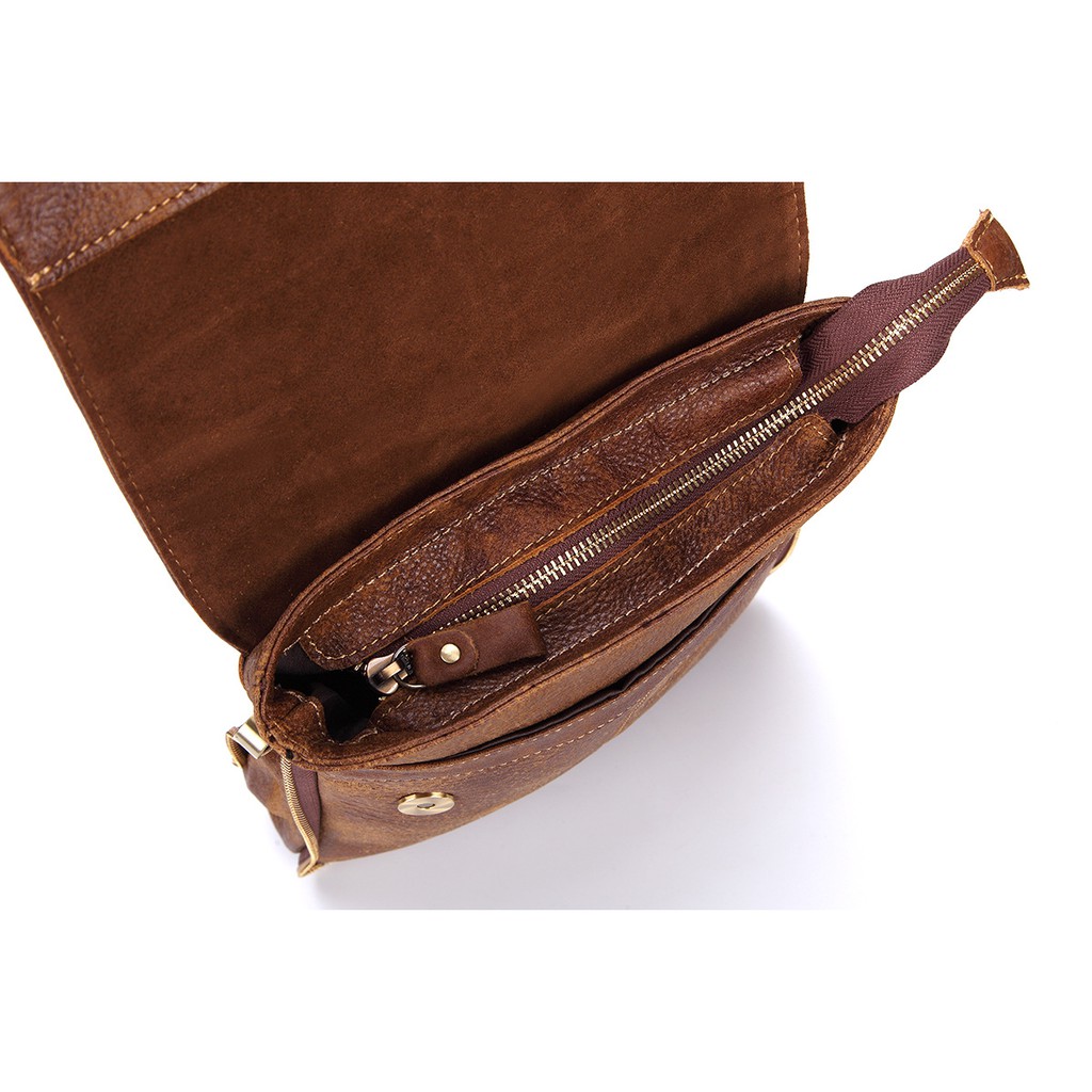 Túi Đeo Chéo Nam Cao Cấp LAVATINO TRUE01 - 100% Da Bò, Handmade Khâu Tay Tinh Xảo - Món Quà Tuyệt Vời Cho Người Thân | BigBuy360 - bigbuy360.vn