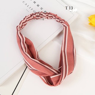 Turban kẻ trẻ trung cá tính