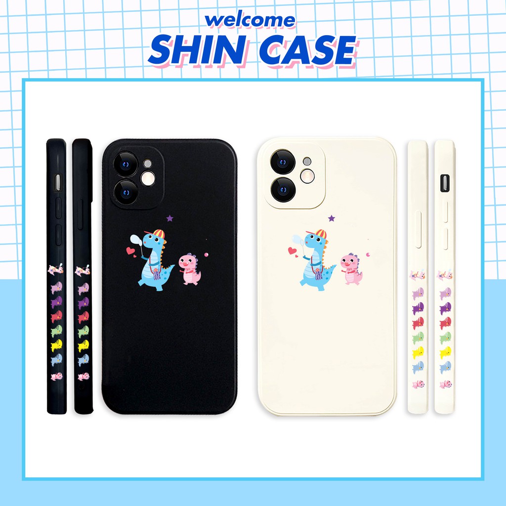 Ốp lưng iphone Umasou cute cạnh vuông in hình viền 5/5s/6/6plus/6s/6splus/7/7plus/8/8plus/x/xs/11/12/pro/max/plus/promax | WebRaoVat - webraovat.net.vn