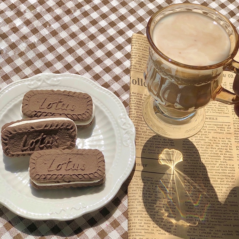 Chất Nhờn Ma Quái Slime DIY Bánh Quy Và Cà Phê