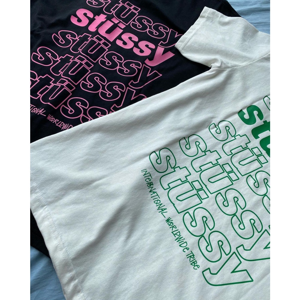 Áo thun unisex nam nữ stu worldwide tribe vải cotton 100% full tag mạc cao cấp best quality VNXK