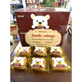 Thùng 30 Bánh Ruốc Gấu Siêu Ngon - Gói 40gr (In Trên Bánh Là Ngày Sản Xuất)