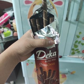 Bánh Quế Deka ( choco, choco đậu phộng, trà xanh )