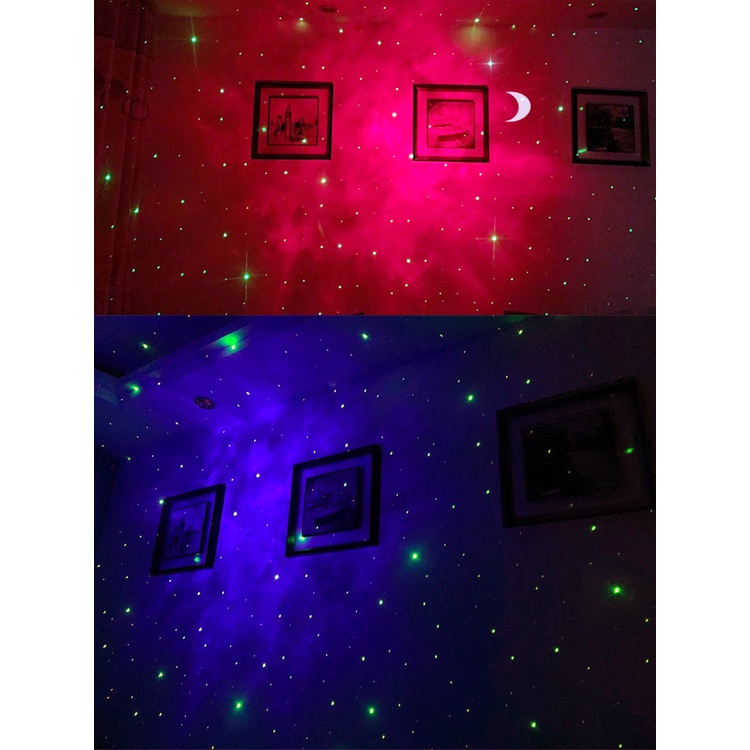 Đèn chiếu sao - vân mây thiên hà Starry Sky Projector kết hợp loa Bluetooth cho phòng ngủ, karaoke