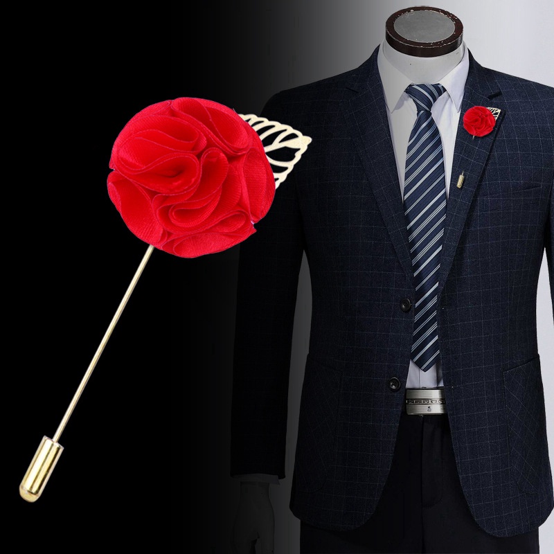 EFAN Trâm Cài Áo Vest Dáng Dài Bằng Vải Len Cao Cấp Màu Trơn Thời Trang Mới Cho Nam Và Nữ