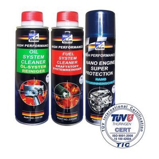 Bộ 3 Bluechem Bảo Vệ Động Cơ Xăng Xe Ô Tô