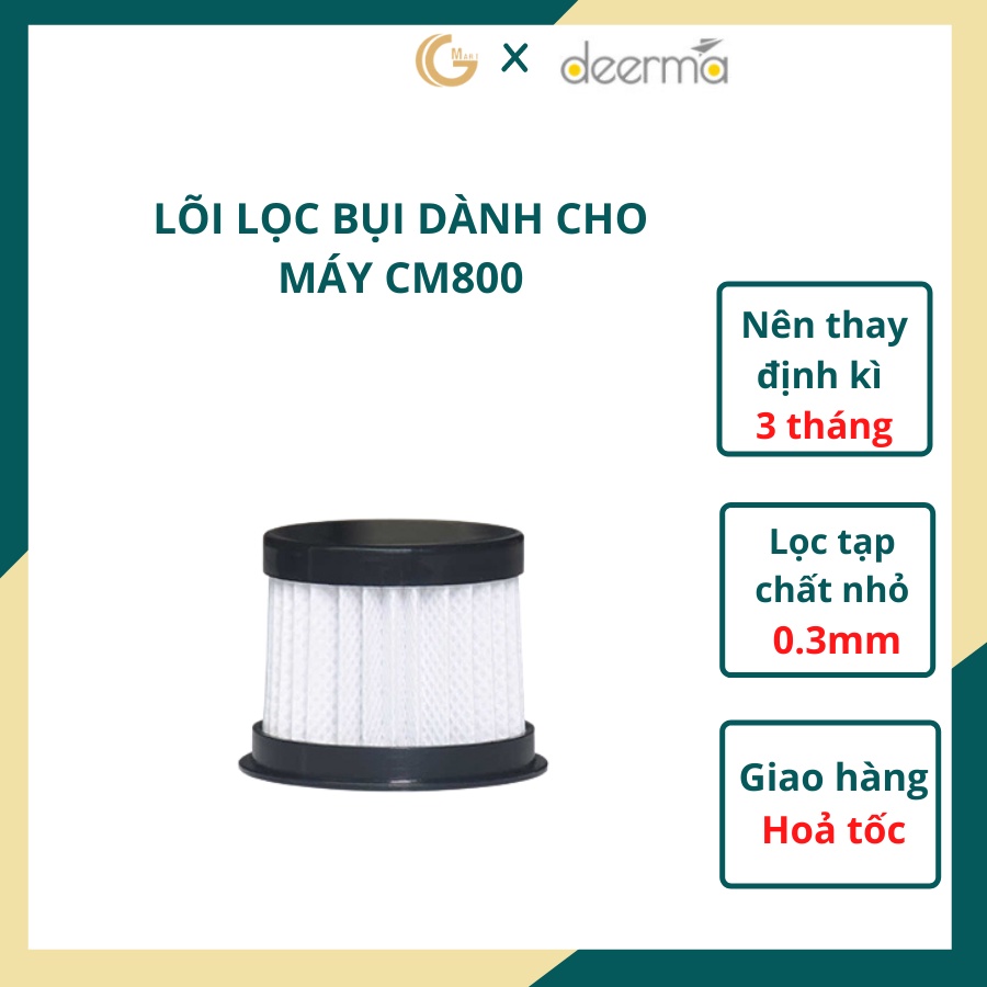 Lõi lọc bụi cho máy hút bụi Xiaomi Deerma CM800