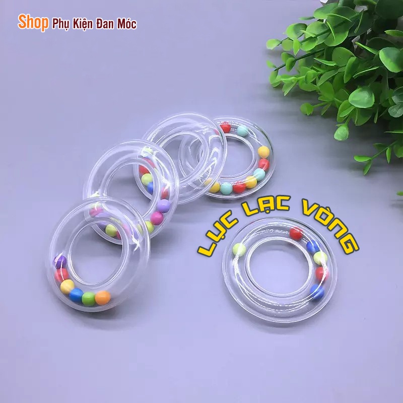 Đồ Chơi Cho Bé Lục Lạc Vòng Nhựa/ Lục Lạc Làm Đồ Handmade