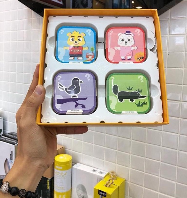 Bộ thẻ hình ảnh animal 4D hình con vật - Neobear Pocket Zoo – Thẻ 4D vườn thú ảo