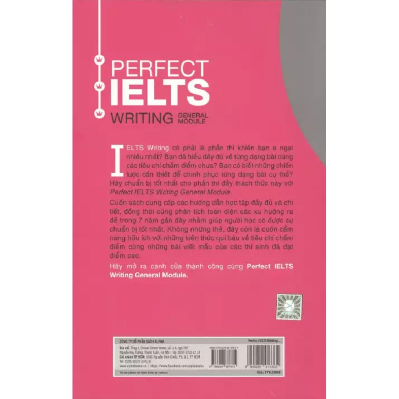 Sách - Perfect Ielts Writing General Module