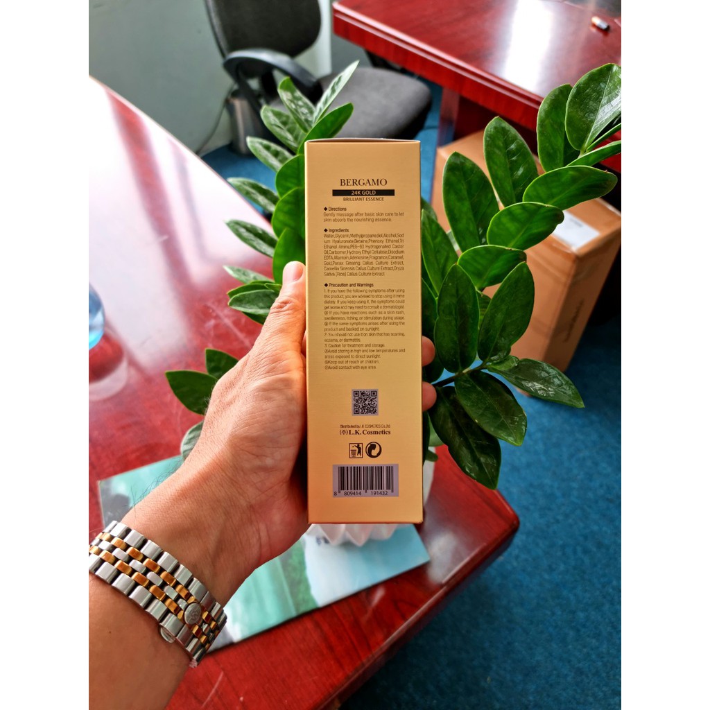 Serum dưỡng trắng da Bergamo White Vita / 24K Gold Luminant Essence 110ml | BigBuy360 - bigbuy360.vn