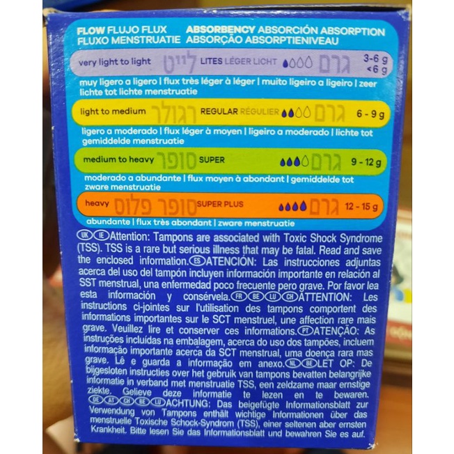 TAMPAX Compak hàng Anh  chính hãng 18 que tampons