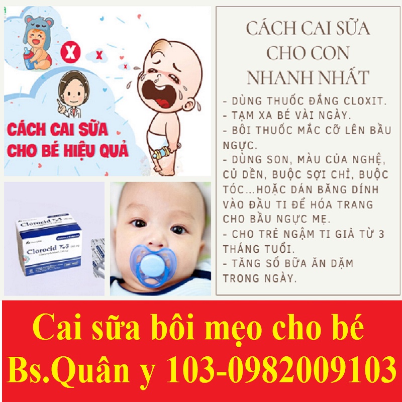 BỘT CAI SỮA MẸO THẢO DƯỢC CHO BÉ