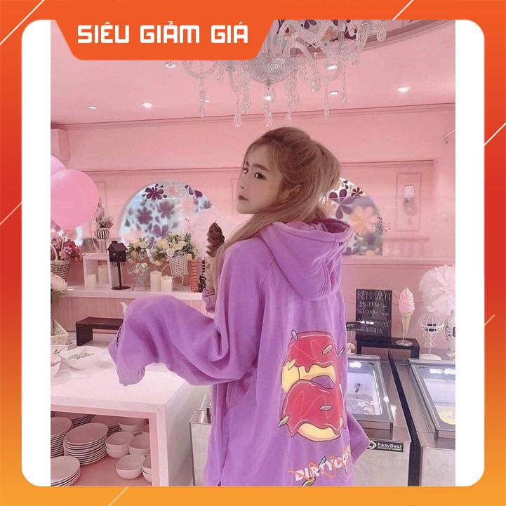 [GIÁ TỐT] ÁO HOODIE BÁNH DIRTY COINS TÍM UNISEX - (Sp sẵn)