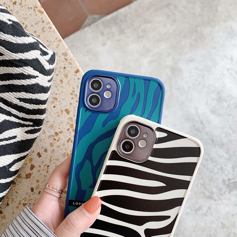 Ốp Lưng Mềm Họa Tiết Sọc Ngựa Vằn Cho Iphone 12pro Max 12mini 11pro Max X Xs Max Xr Se 2020 7 8 Plus | BigBuy360 - bigbuy360.vn